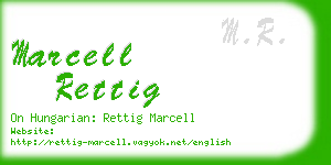 marcell rettig business card